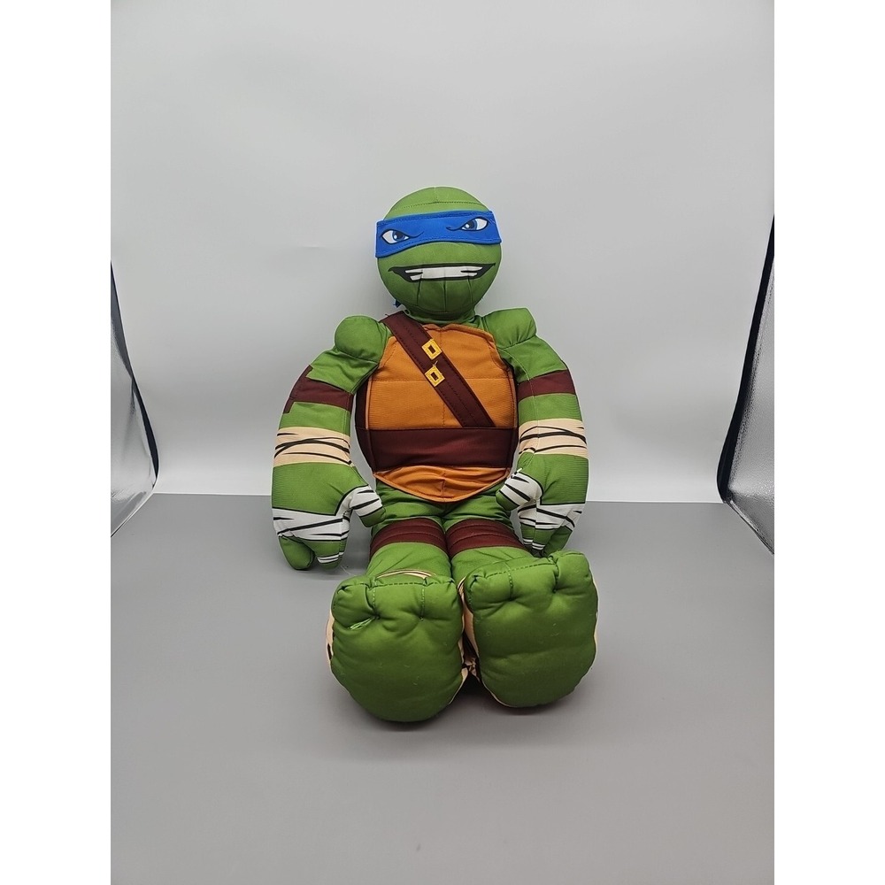 Teenage Mutant Ninja Turtles Leonardo Plush 24" TMNT Nickelodeon Pillow Buddy